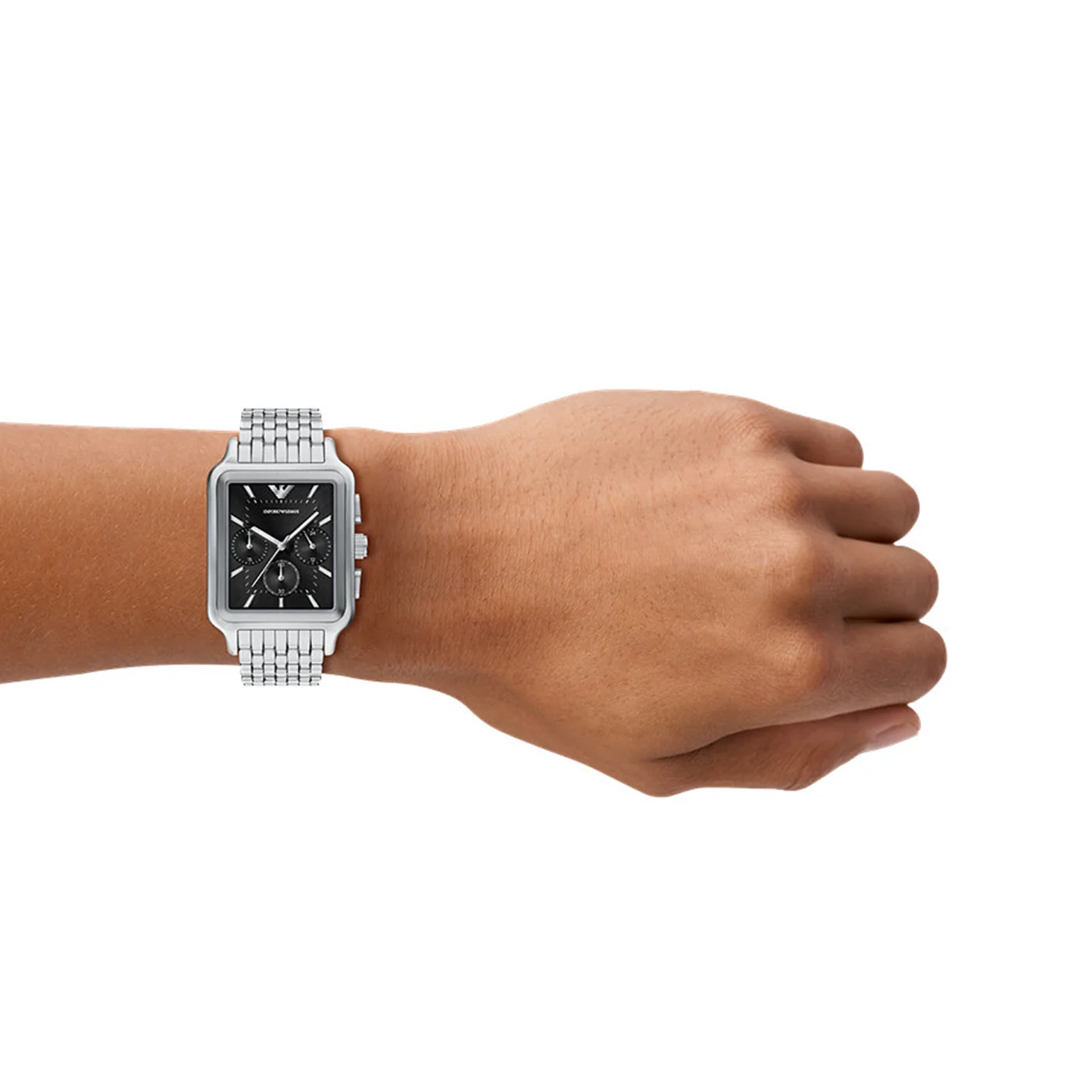 Emporio Armani Rectangular Black Dial Watch AR11751 - Image 3