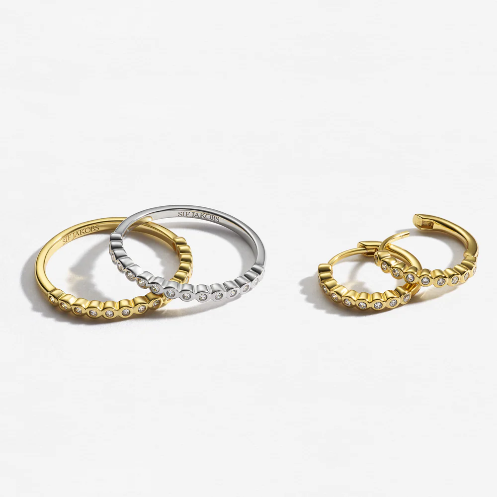 Sif Jakobs 925 Sterling Silver Sarzana Ring SJ-R2750-CZ-56 - Image 4